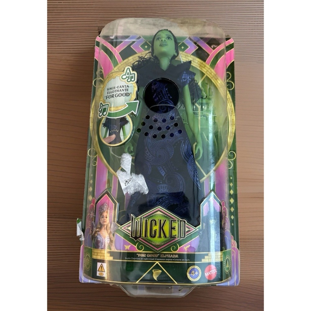 Mattel‎ Universal Pictures Wicked: for Good Singing Elphaba Fashion Doll